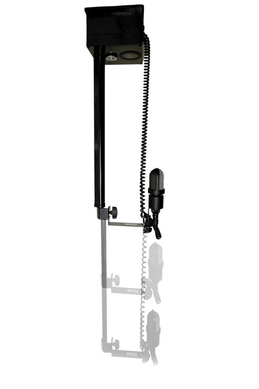 Revolutionizing Audio Recording: Ceiling-Mounted Remote Controlled Microphone Lift vs. Outdated Floor-Based Holders