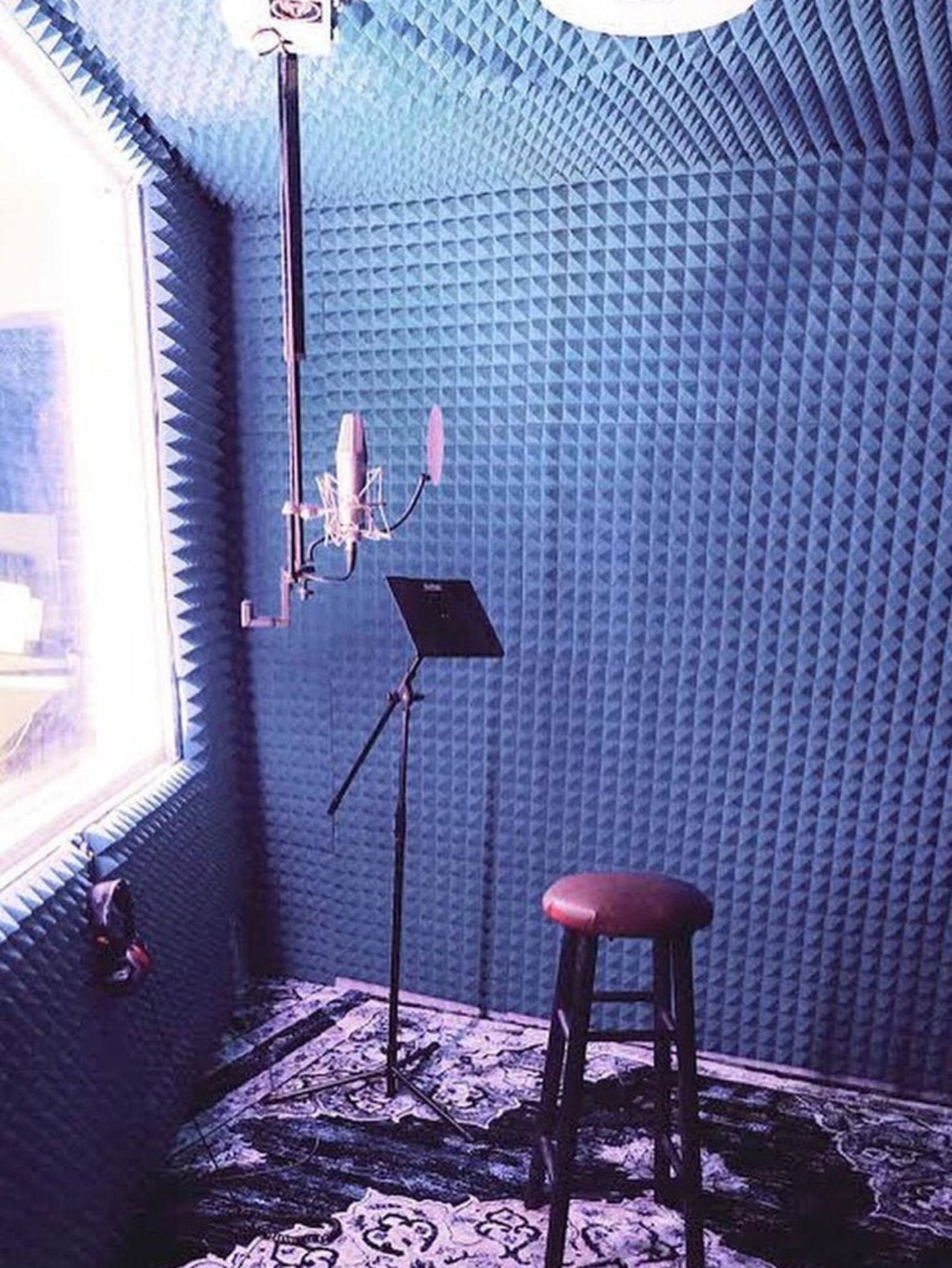 Adjustable Microphone Lift with Remote Control Ceiling Mount